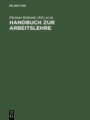 cover image of Handbuch zur Arbeitslehre